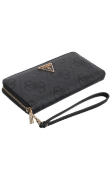 Guess Laurel II Slg Large Zip Around SWSO74 59146 Coal Logo (GU860-a) rankinė