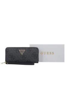 Guess Laurel II Slg Large Zip Around SWSO74 59146 Coal Logo (GU860-a) rankinė