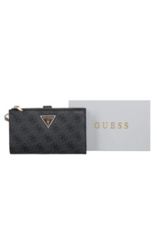 Guess Laurel II Slg Dbl Zip Organizer SWSG74 59157 Coal Logo (GU861-a) rankinė