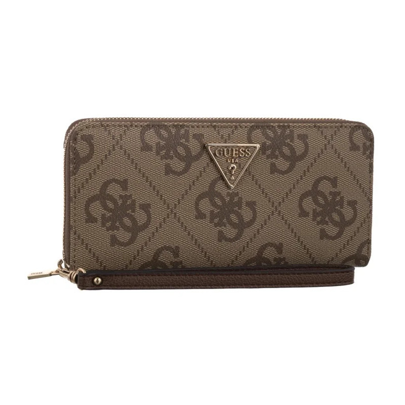 Guess Laurel II Slg Large Zip Around SWSO74 59146 Latte Logo/Brown (GU860-b) rankinė