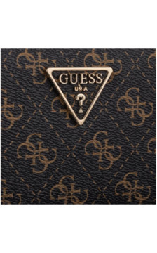 Guess Laurel II Slg Large Zip Around SWQL74 59146 Brown Logo (GU862-a) rankinė
