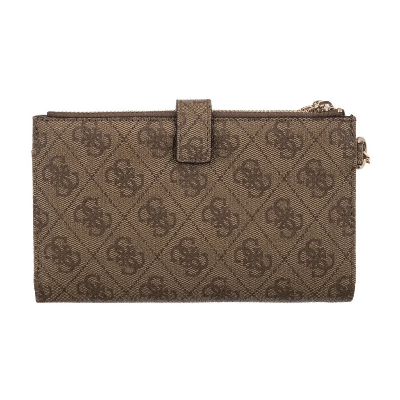 Guess Laurel II Slg Dbl Zip Organizer SWSG74 59157 Latte Logo (GU861-c) rankinė