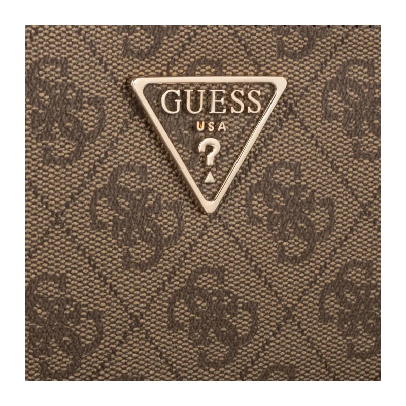 Guess Laurel II Slg Dbl Zip Organizer SWSG74 59157 Latte Logo (GU861-c) rankinė
