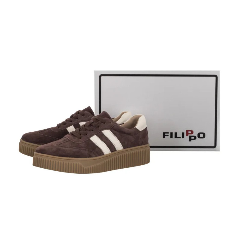 Filippo Brązowe DP6776/26 D BR (FO138-g) sportiniai bateliai
