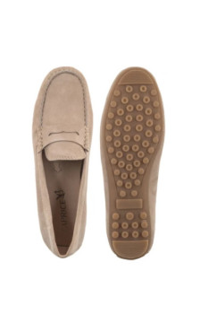 Caprice Beżowe 9-24651-42 318 Sand Suede (CP455-a) batai