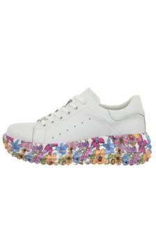 Filippo Białe/Multikolor DP7507/26 WH MLT (FO218-a) sportiniai bateliai