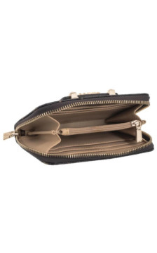 Guess Silia Slg Medium Zip Around SWGP98 90140 Espresso Logo (GU837-a) rankinė