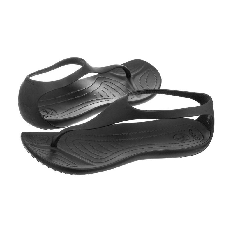 Crocs Sexi Flip Women Black 11354-060 (CR25-e) sandalai