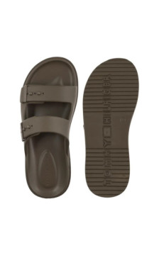 Tommy Hilfiger Light Adjustable Pool Slider Willow Green FM0FM05757 GX9 (TH1443-b) šlepetės