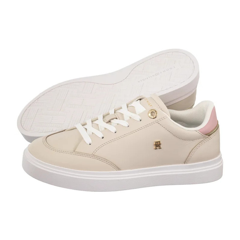 Tommy Hilfiger TH Chic Cupsole Soft Cream FW0FW09106 AEO (TH1446-a) sportiniai bateliai