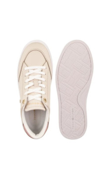 Tommy Hilfiger TH Chic Cupsole Soft Cream FW0FW09106 AEO (TH1446-a) sportiniai bateliai