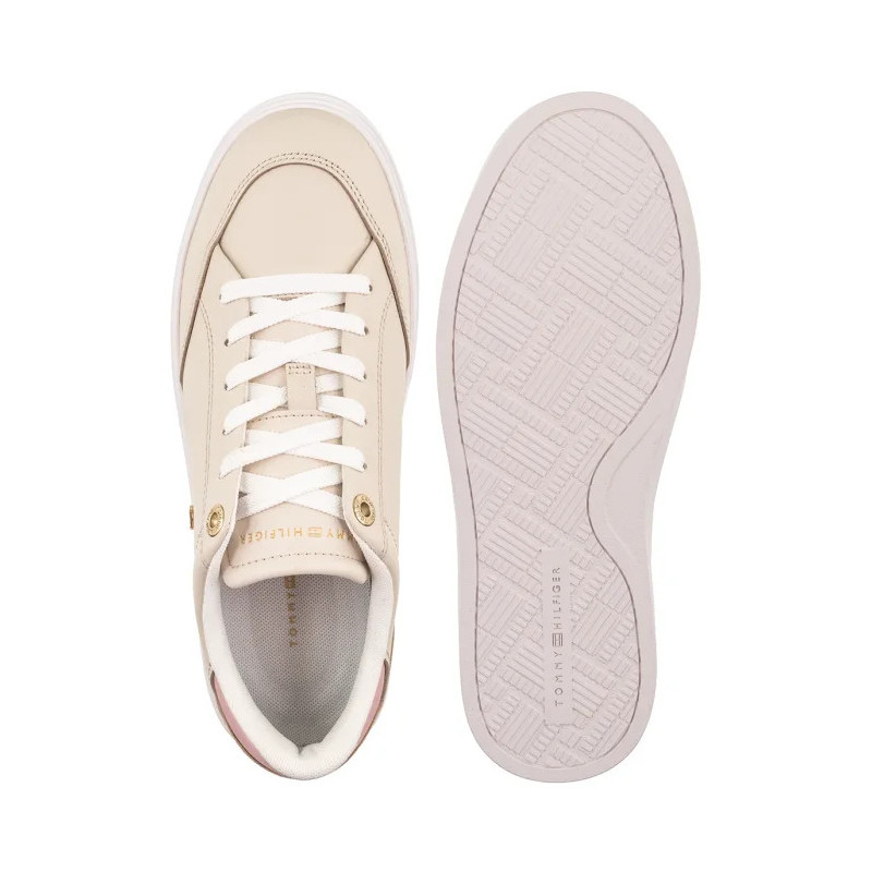 Tommy Hilfiger TH Chic Cupsole Soft Cream FW0FW09106 AEO (TH1446-a) sportiniai bateliai