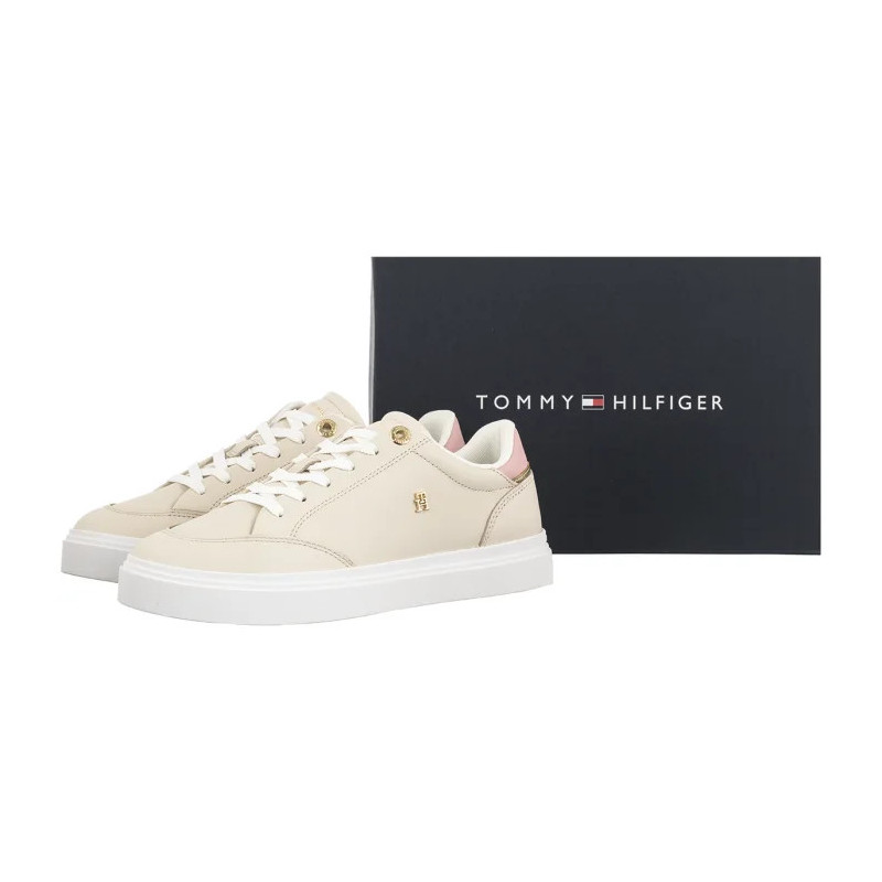 Tommy Hilfiger TH Chic Cupsole Soft Cream FW0FW09106 AEO (TH1446-a) sportiniai bateliai