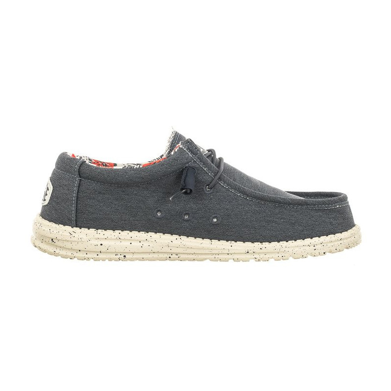 Hey Dude Wally Stretch Canvas Blue 40022-425 (HY13-a) batai