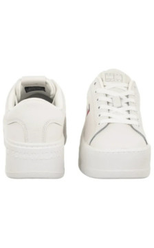 Tommy Hilfiger Tjw Script Cupsole Flatform Ecru EN0EN02961 YBL (TH1448-a) batai