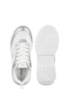 Calvin Klein Low Cut Lace-Up Sneaker Silver/White V3A9-83233-1844X059 (CK729-a) sportiniai bateliai