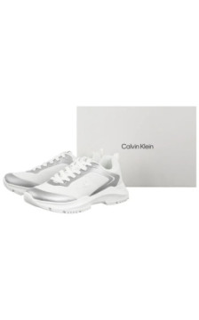 Calvin Klein Low Cut Lace-Up Sneaker Silver/White V3A9-83233-1844X059 (CK729-a) sportiniai bateliai