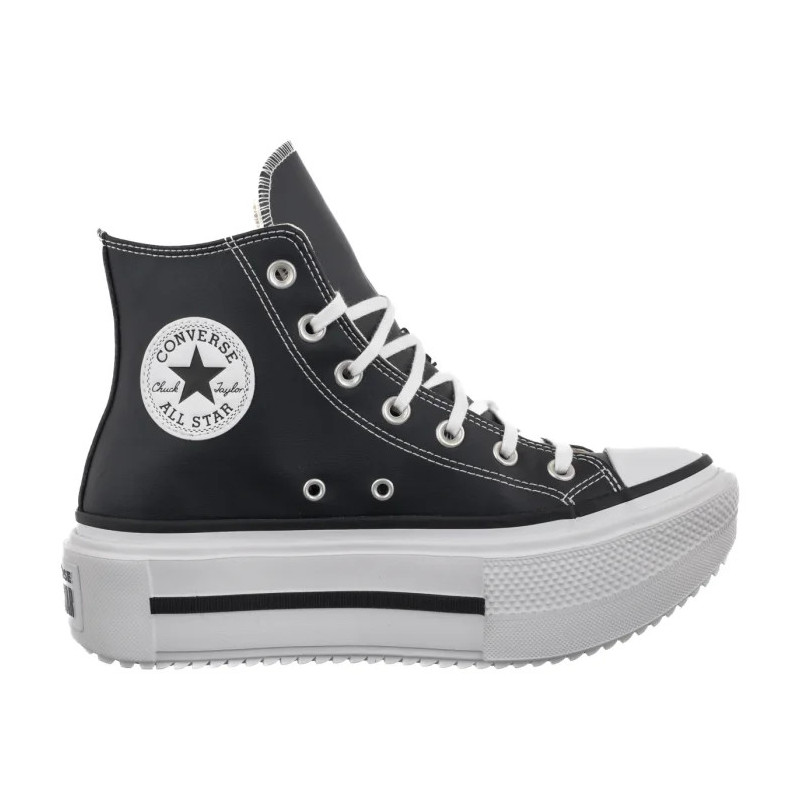 Converse Ctas Lift Double Stack Hi Black/White/Black (CO832-a) bateliai