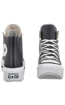 Converse Ctas Lift Double Stack Hi Black/White/Black (CO832-a) bateliai