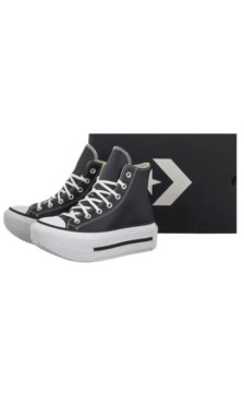 Converse Ctas Lift Double Stack Hi Black/White/Black (CO832-a) bateliai