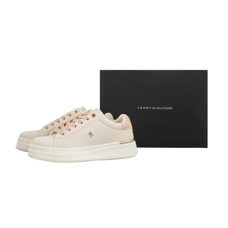 Tommy Hilfiger Low Cut Lace-Up Sneaker Milk/Nude T3A9-34253-1355B172   (TH1449-a) sportiniai bateliai