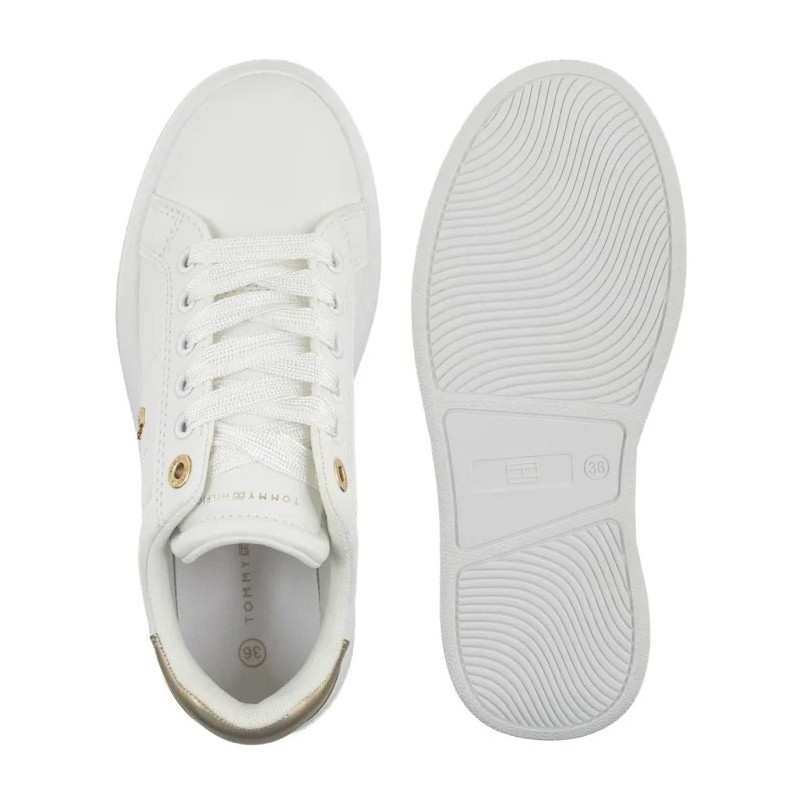Tommy Hilfiger Low Cut Lace-Up Sneaker White/Platinium T3A9-34253-1355X048 (TH1449-b) sportiniai bateliai
