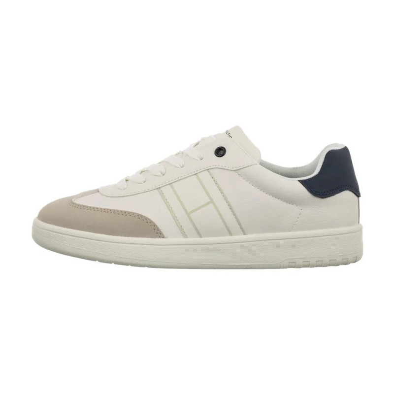 Tommy Hilfiger Low Cut Lace-Up Sneaker Beige/White/Blue T3X9-34355-1269Y007 (TH1451-a) sportiniai bateliai