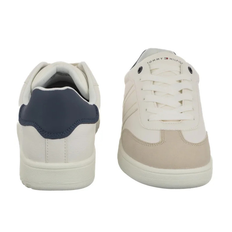 Tommy Hilfiger Low Cut Lace-Up Sneaker Beige/White/Blue T3X9-34355-1269Y007 (TH1451-a) sportiniai bateliai