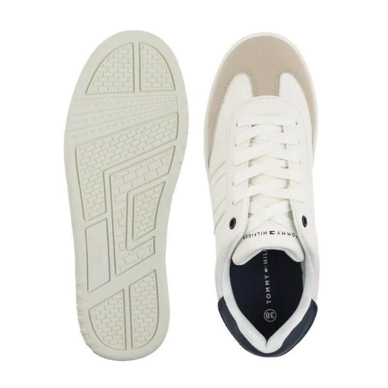 Tommy Hilfiger Low Cut Lace-Up Sneaker Beige/White/Blue T3X9-34355-1269Y007 (TH1451-a) sportiniai bateliai