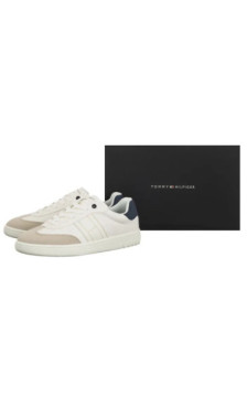 Tommy Hilfiger Low Cut Lace-Up Sneaker Beige/White/Blue T3X9-34355-1269Y007 (TH1451-a) sportiniai bateliai