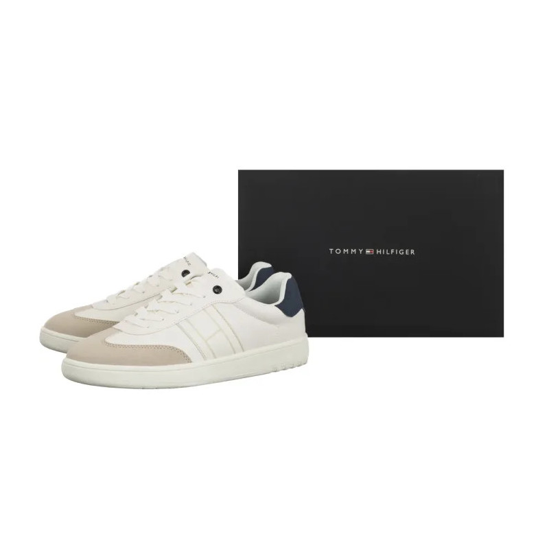 Tommy Hilfiger Low Cut Lace-Up Sneaker Beige/White/Blue T3X9-34355-1269Y007 (TH1451-a) sportiniai bateliai
