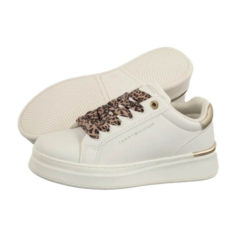 Tommy Hilfiger Low Cut Lace-Up Sneaker Off White/Platinum T3A9-34255-1355X024 (TH1453-a) sportiniai bateliai