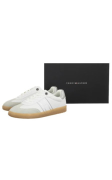 Tommy Hilfiger Low Cut Lace-Up Sneaker White/Silver T3A9-34242-1269X025 (TH1455-a) sportiniai bateliai