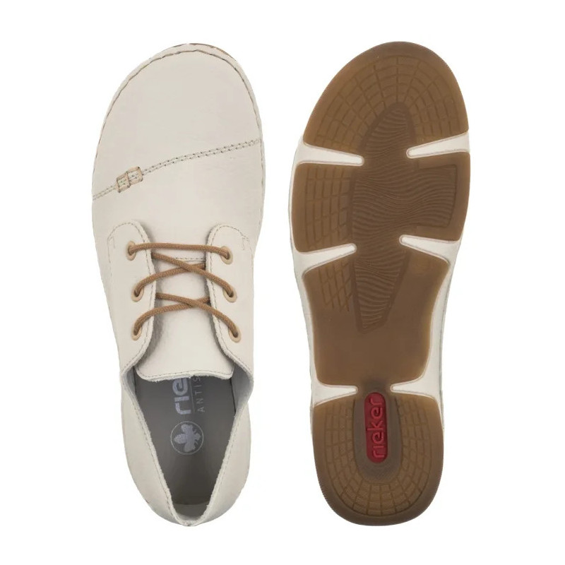 Rieker Białe 55920-80 White (RI350-a) batai