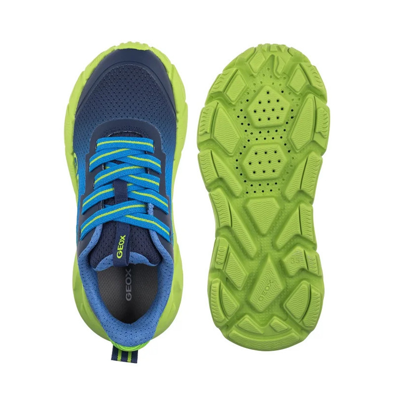 Geox J Flexyper Fast Lt Blue/Lime J46N1A O2A9J C4378 (GE248-b) sportiniai bateliai