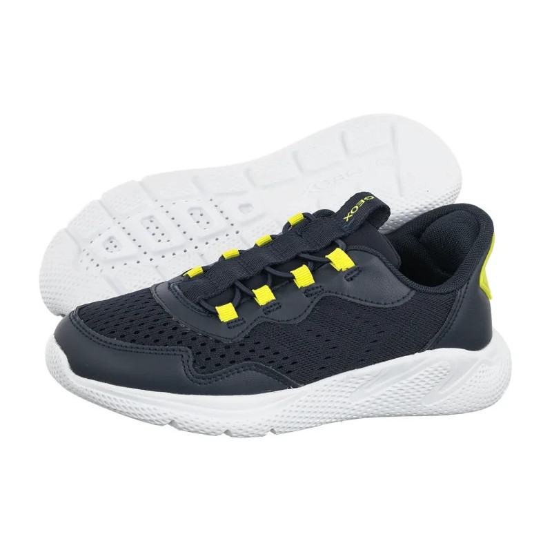 Geox J Sprintye Fast In Navy Lime J65NQA 01454 C0749 (GE247-b) sportiniai bateliai