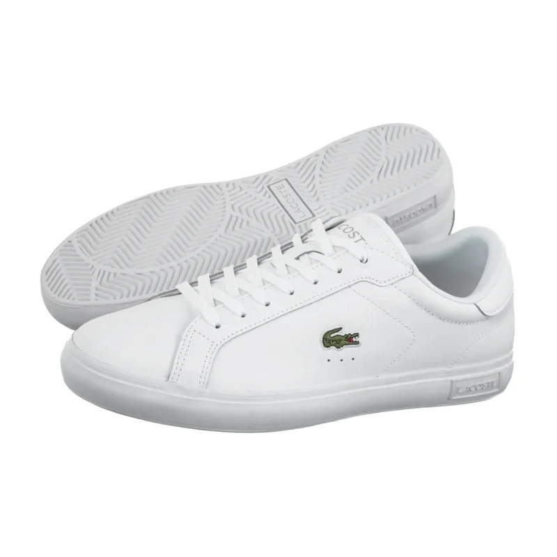 Lacoste Powercourt 125 2 SMA Wth/Wht 749SMA0081.21G (LC448-b) sportiniai bateliai