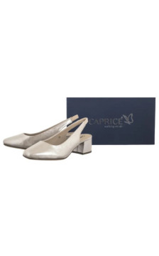 Caprice Srebrne 9-29500-42 341 Taupe Metallic (CP433-a) bateliai