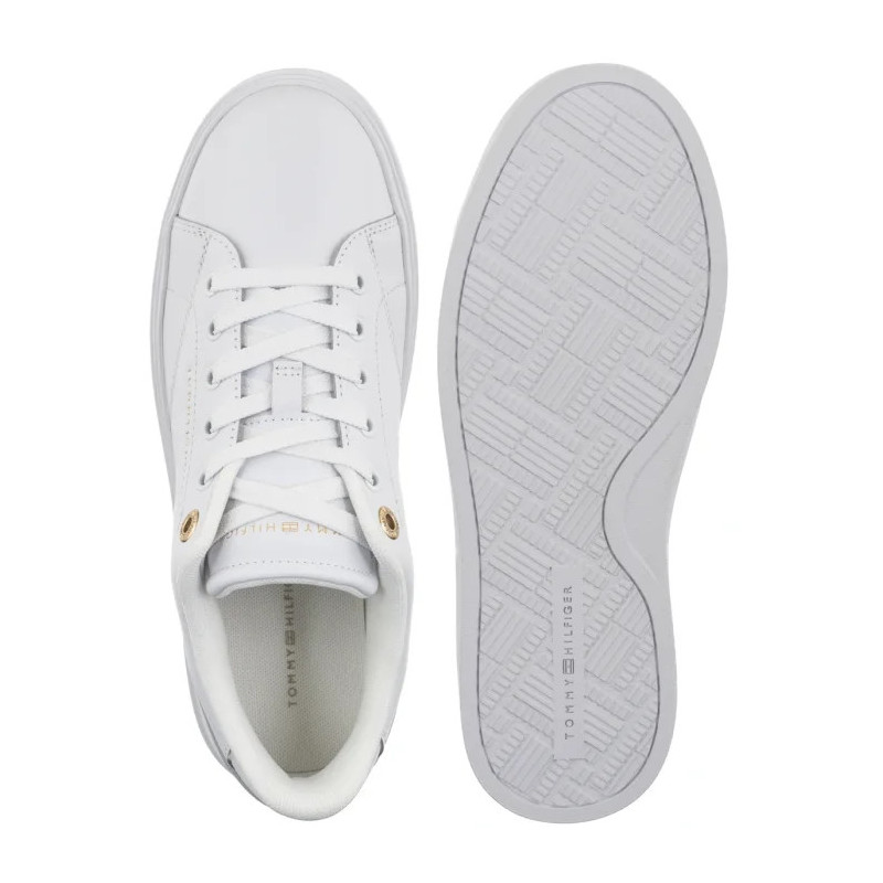 Tommy Hilfiger Th Feminine Cupsole Leather White FW0FW09105 YBS (TH1457-a) sportiniai bateliai