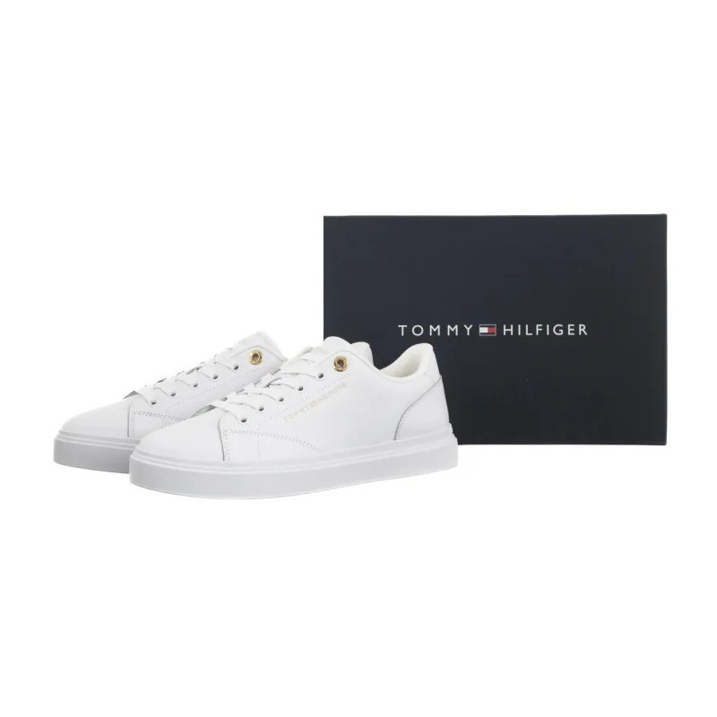 Tommy Hilfiger Th Feminine Cupsole Leather White FW0FW09105 YBS (TH1457-a) sportiniai bateliai