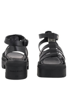 Tommy Hilfiger Tjw Fisherman Leather Max Sandal Black EN0EN029943 BDS (TH1460-a) bateliai