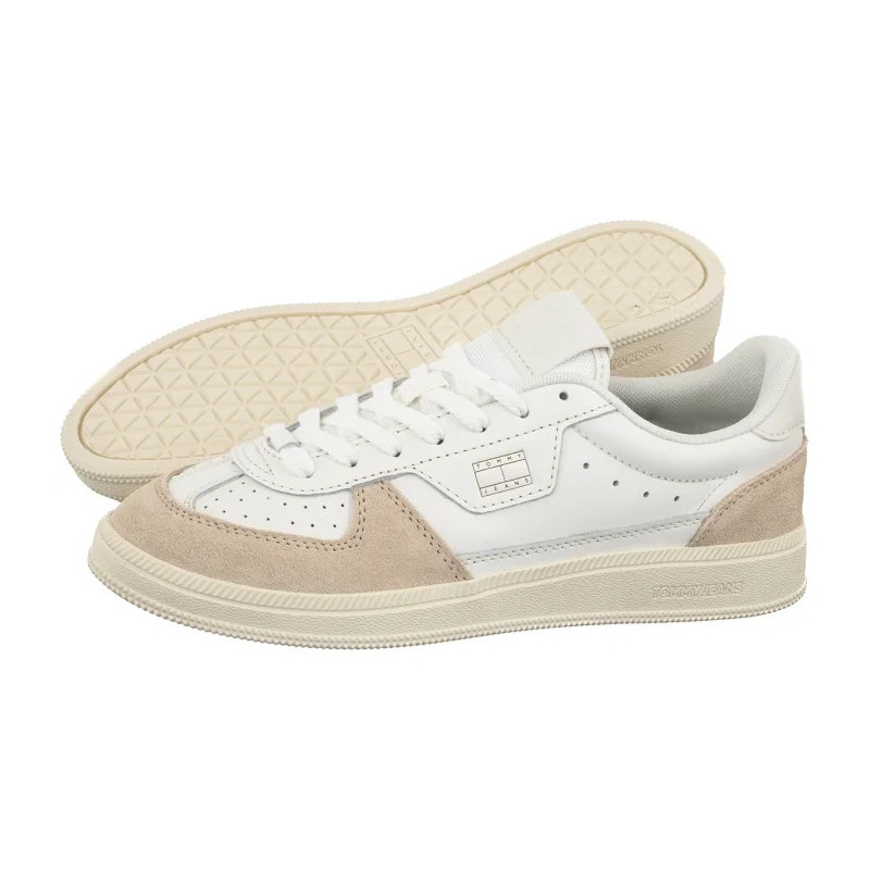 Tommy Hilfiger The Greenwivh Edge Leather Ecru/Newsprint EN0EN02988 01V (TH1462-a) sportiniai bateliai