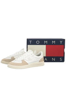 Tommy Hilfiger The Greenwivh Edge Leather Ecru/Newsprint EN0EN02988 01V (TH1462-a) sportiniai bateliai
