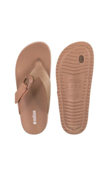 Melissa Cozy Thong Ad 37742/BN748 Brown/Glass Rice Husk (ML383-a) bateliai
