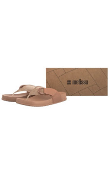 Melissa Cozy Thong Ad 37742/BN748 Brown/Glass Rice Husk (ML383-a) bateliai