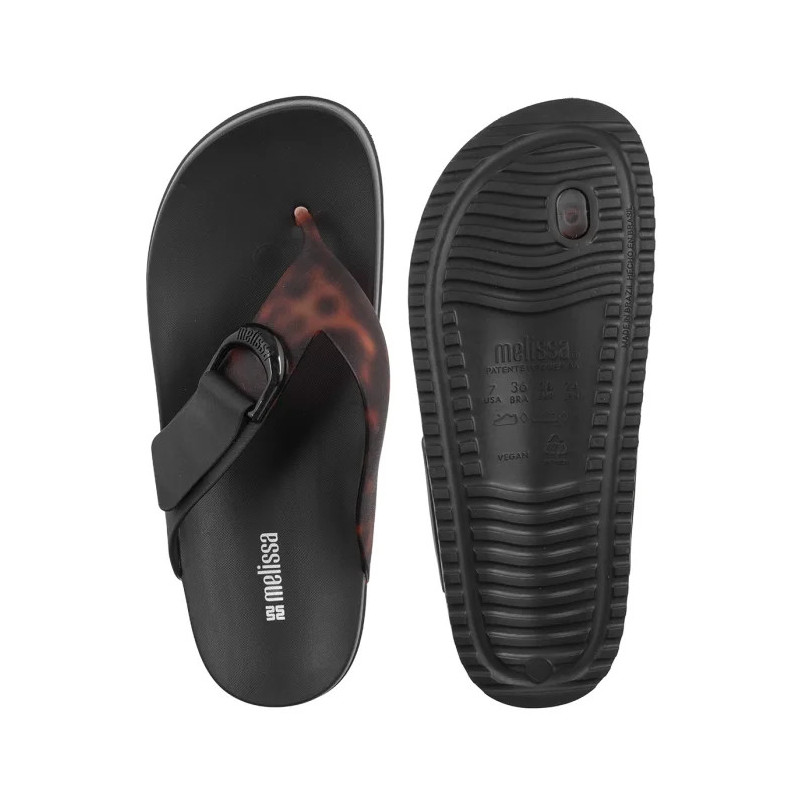 Melissa Cozy Thong Ad 37742/BN751 Black/Clear (ML383-b) bateliai