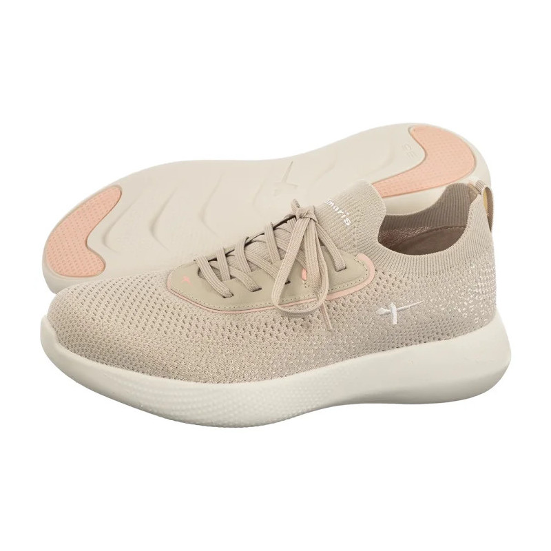 Tamaris Beżowy 1-23715-46 418 Ivory (TM572-a) sportiniai bateliai