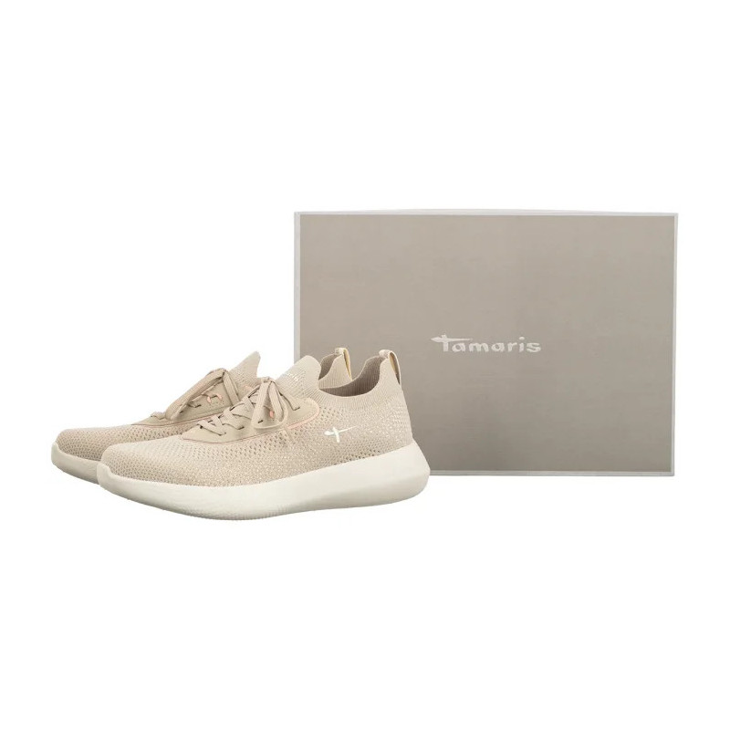 Tamaris Beżowy 1-23715-46 418 Ivory (TM572-a) sportiniai bateliai