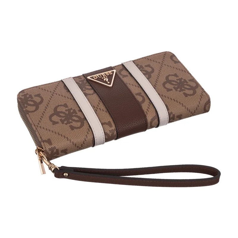 Guess Laurel II Slg Lrg Zip Around SWSS74 59146 Latte Logo/Brown (GU865-a) rankinė