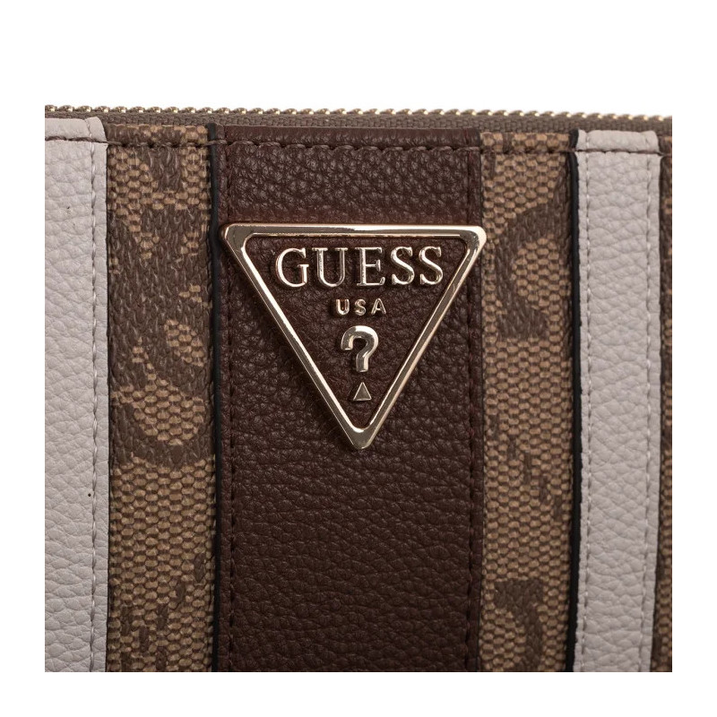 Guess Laurel II Slg Lrg Zip Around SWSS74 59146 Latte Logo/Brown (GU865-a) rankinė